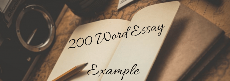 200 word essay example